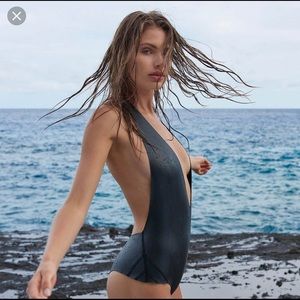 MIKOH neoprene exposes back one piece swim